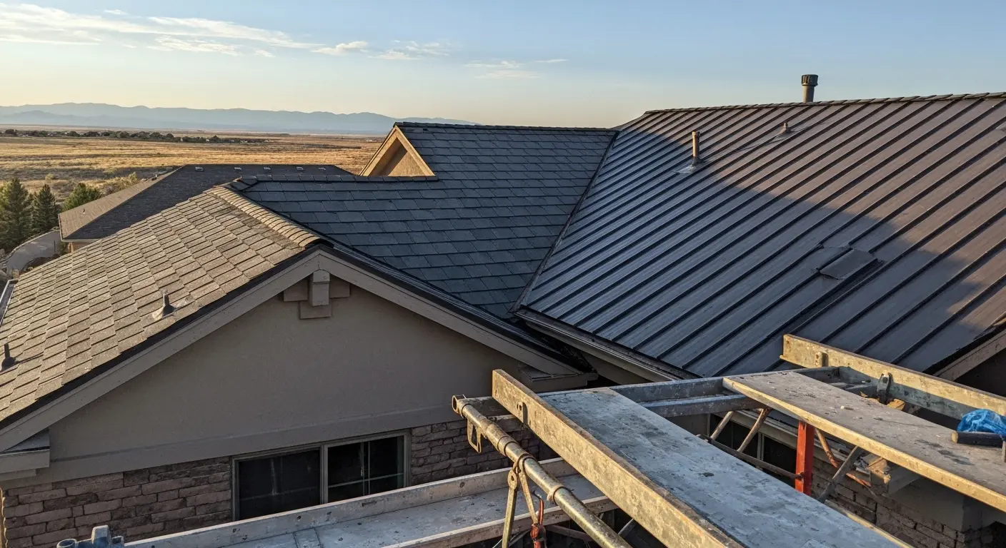Fire damage roof restoration