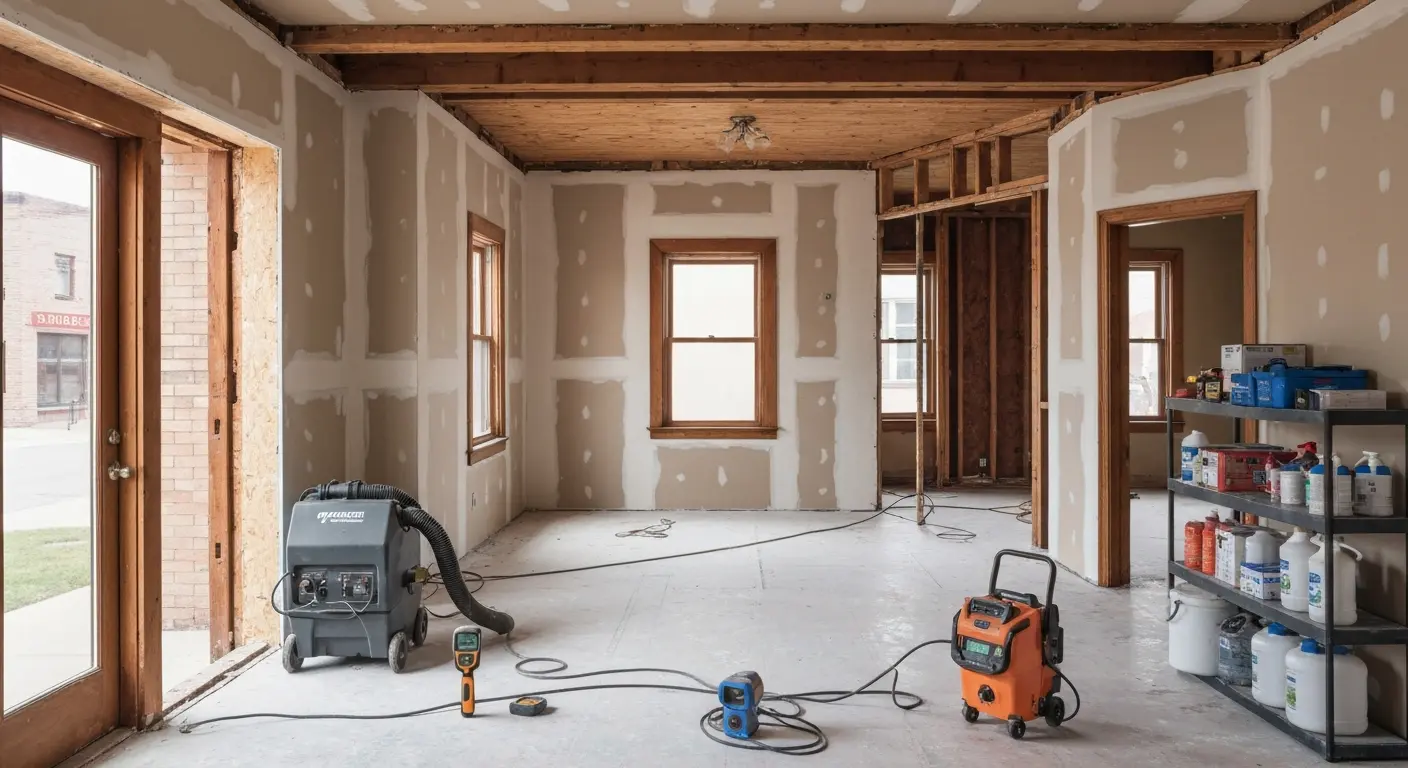 Fire restoration work