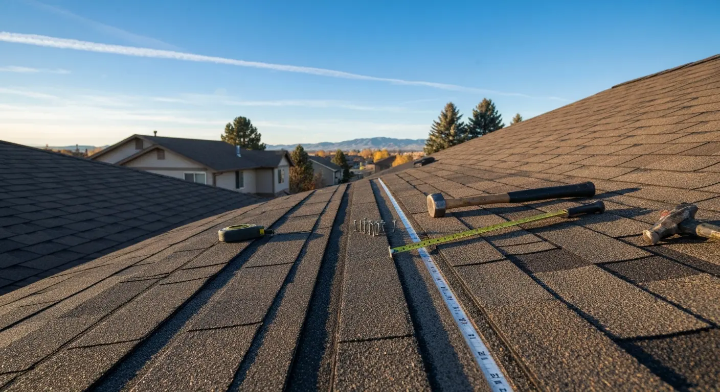Hail damage roof repair