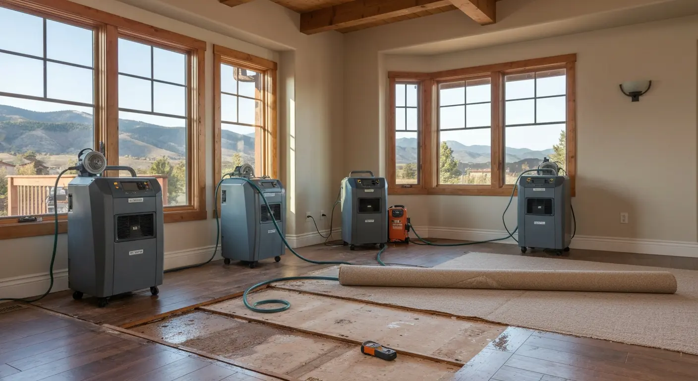 Storm damage water mitigation