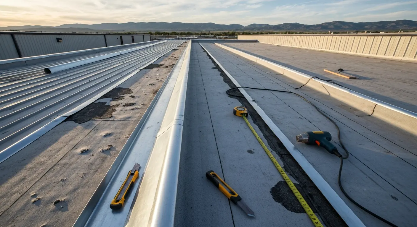 Storm damage roof repair