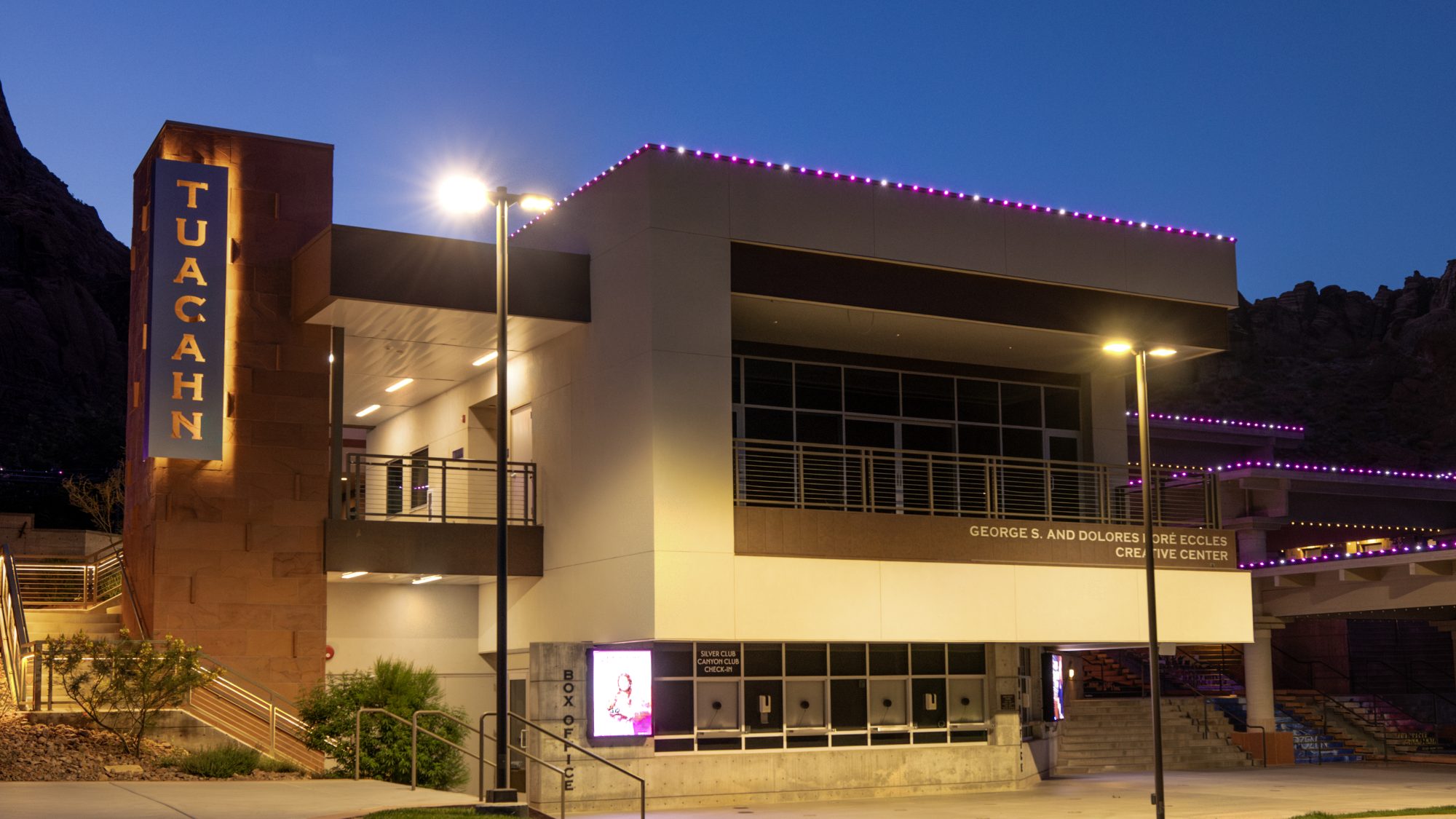 After commercial lighting