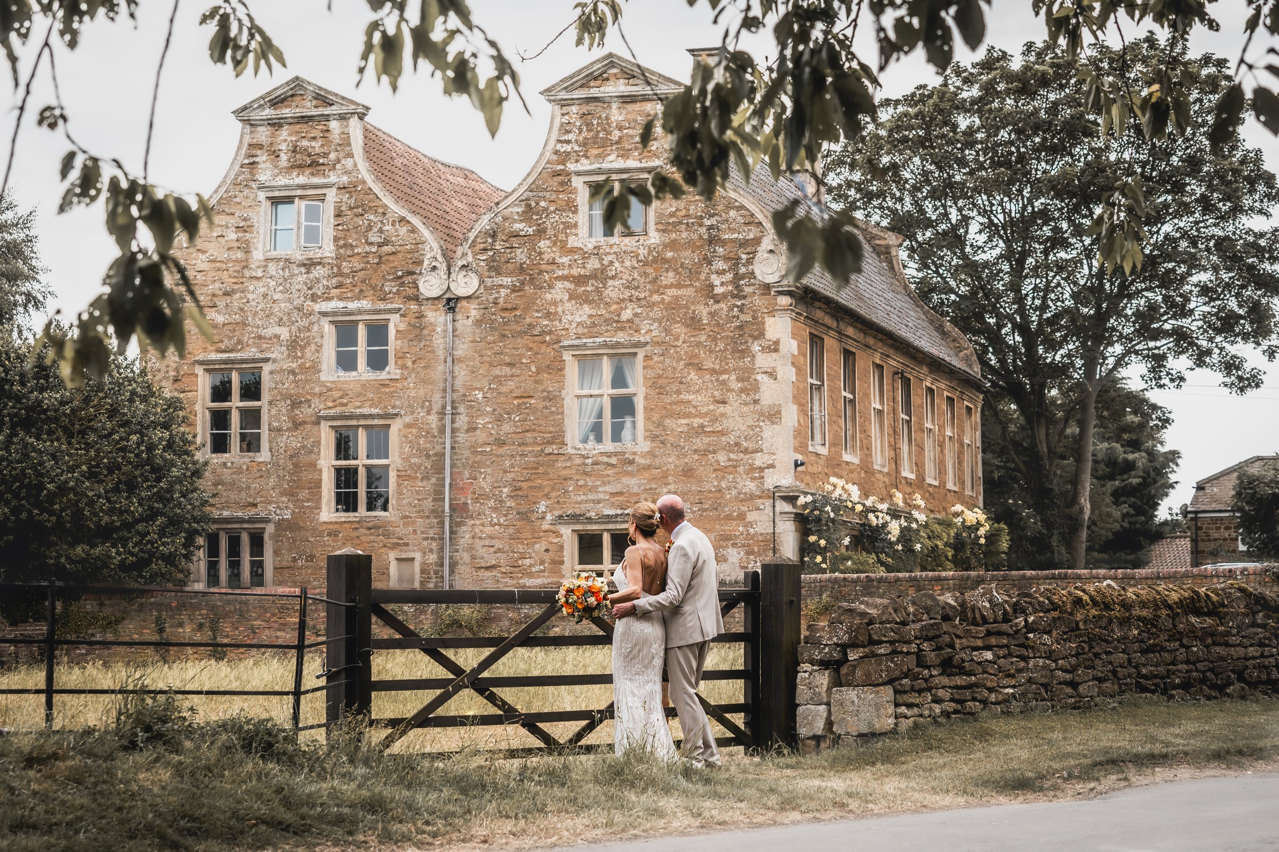 Allington Manor exterior showcasing historic elegance at sunset