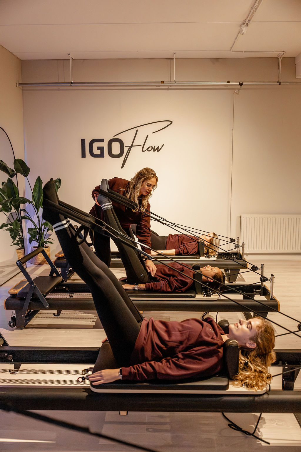 IGOFLOW Reformer Pilates in kleinschalige sportschool Emmeloord en Lemmer