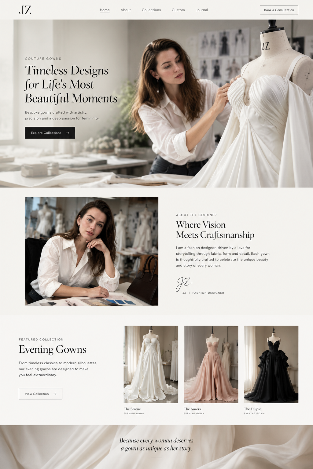 Fashion Design, Websites
