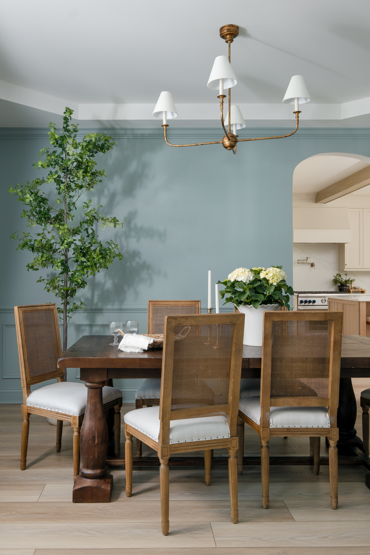 Dining nook designed by Cass Design Co.