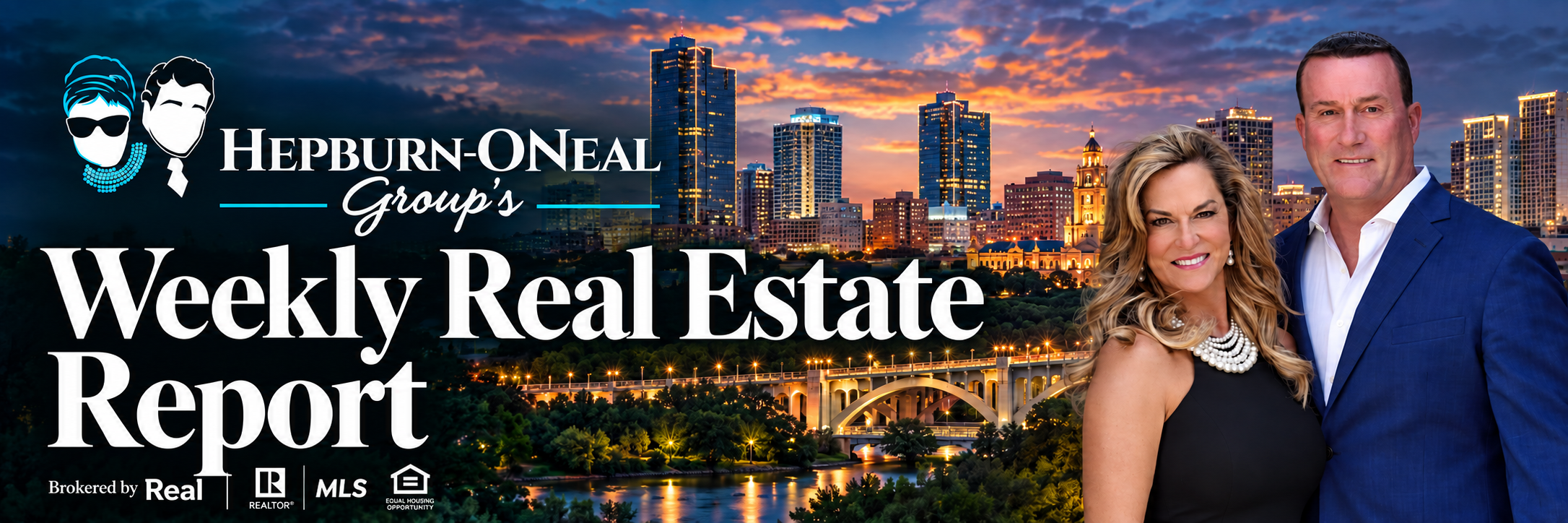 Hepburn-ONeal Group Weekly Real Estate Report. Brokered by Real, REALTOR, MLS, Equal Housing Opportunity.