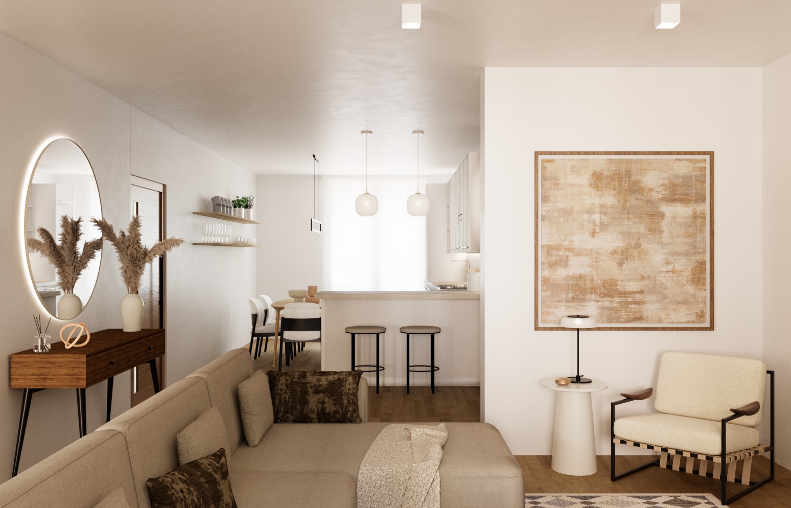 Render 3D fotorealistico