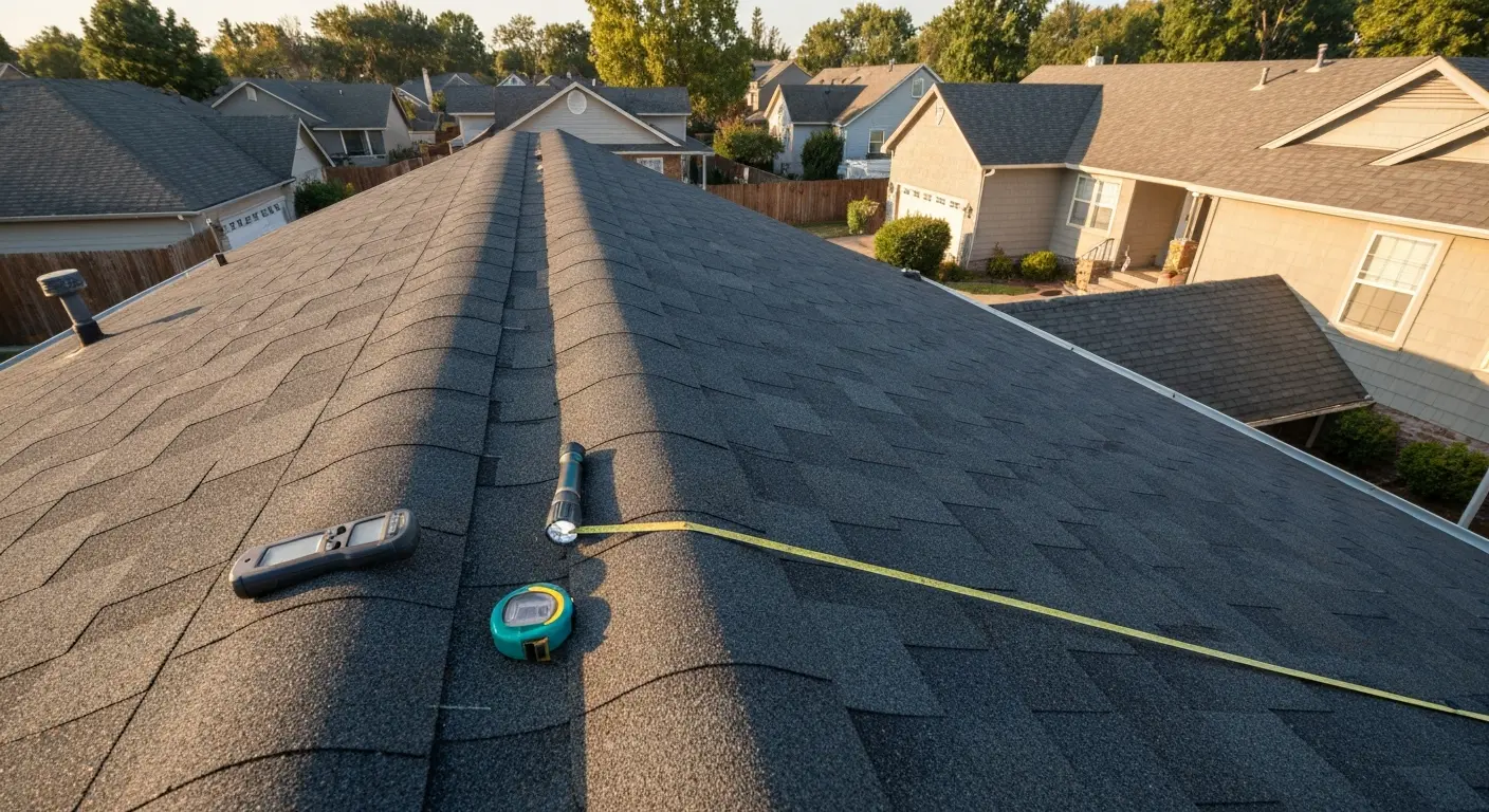 Professional roof inspection