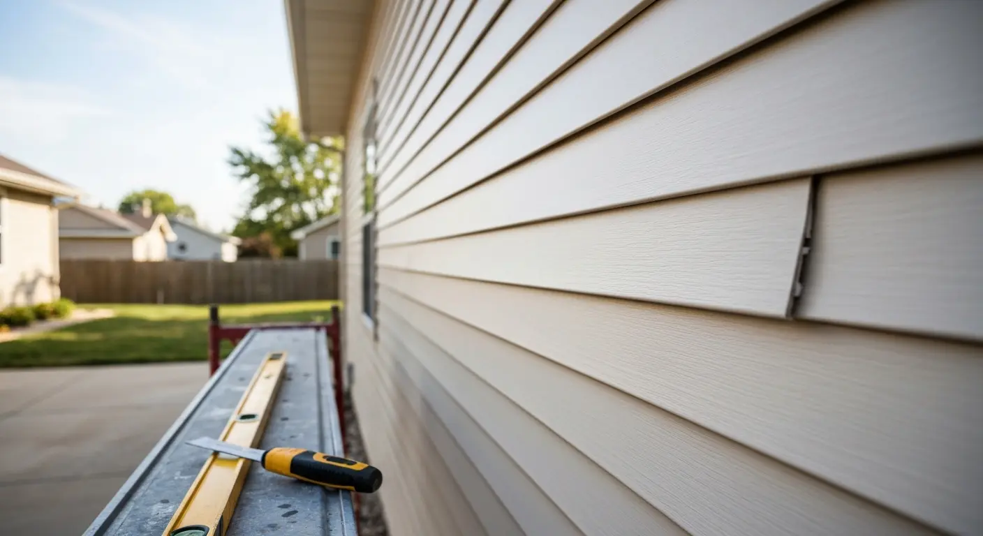 Vinyl siding installation