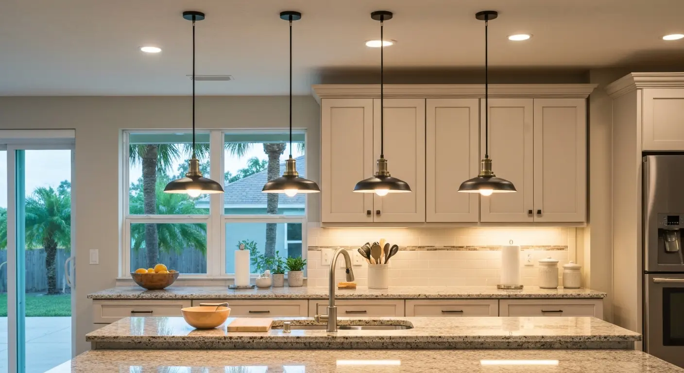 Kitchen island pendant lights