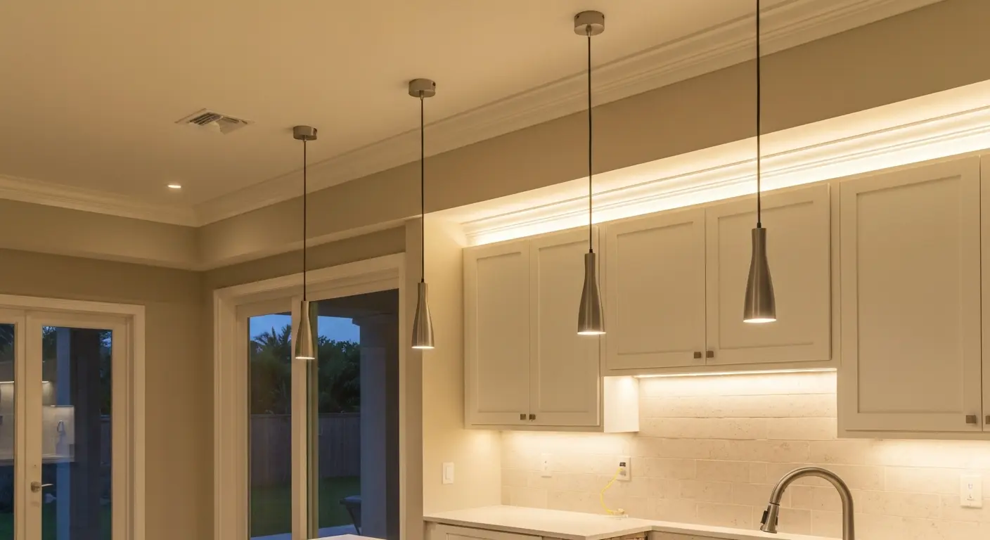 Kitchen lighting design