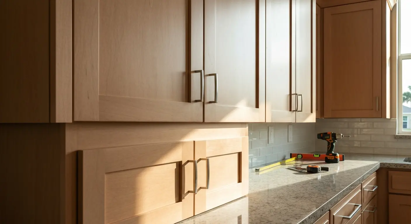 Kitchen cabinet installation