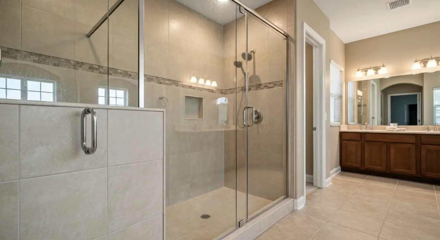 Walk-in shower installation in Rockledge