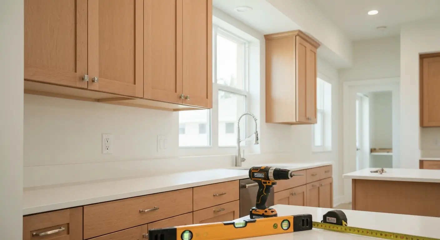Kitchen cabinet installation