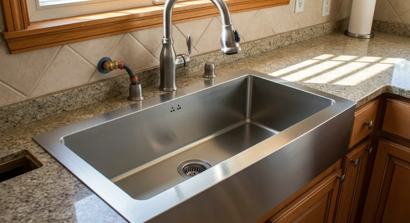Kitchen sink and faucet upgrade