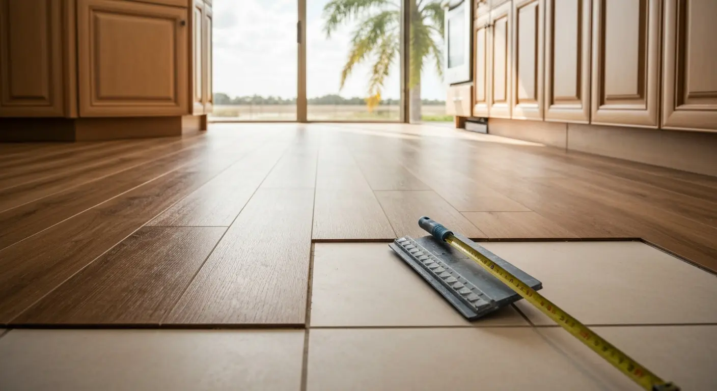 Vinyl and tile flooring