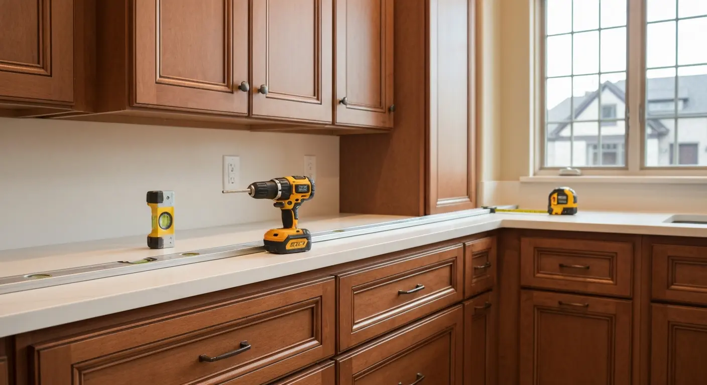 Kitchen cabinet installation
