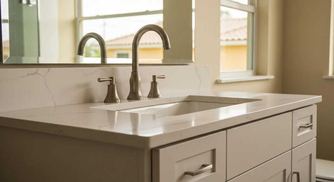 Modern bathroom vanity in Valencia neighborhood