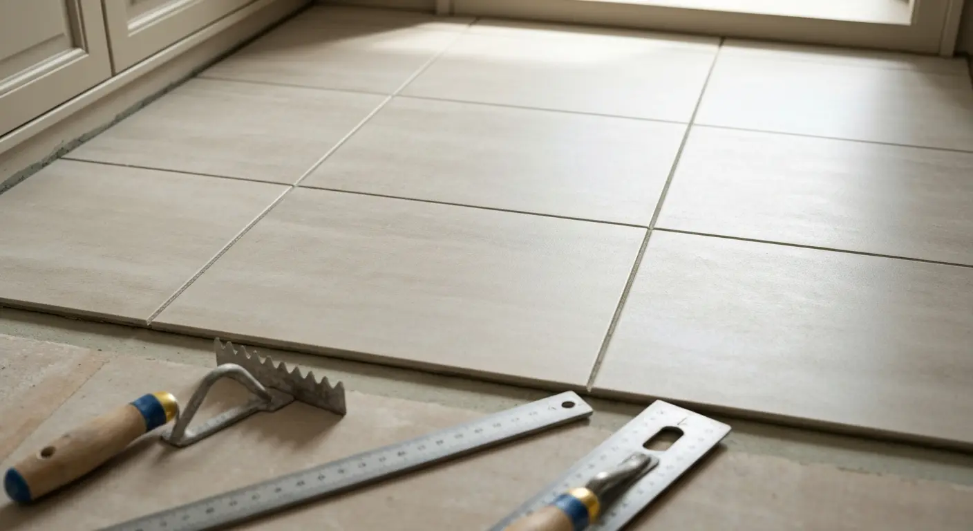 Tile flooring project