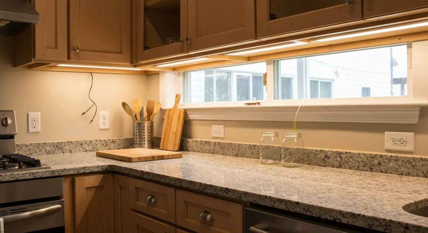 Kitchen lighting upgrade