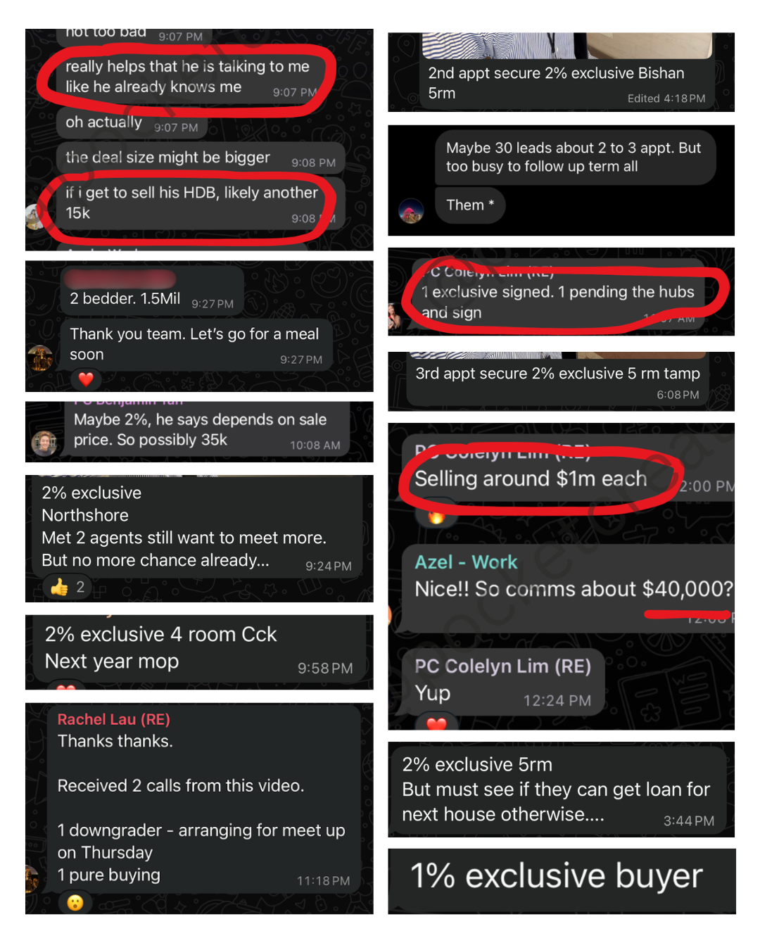 Wall of Results