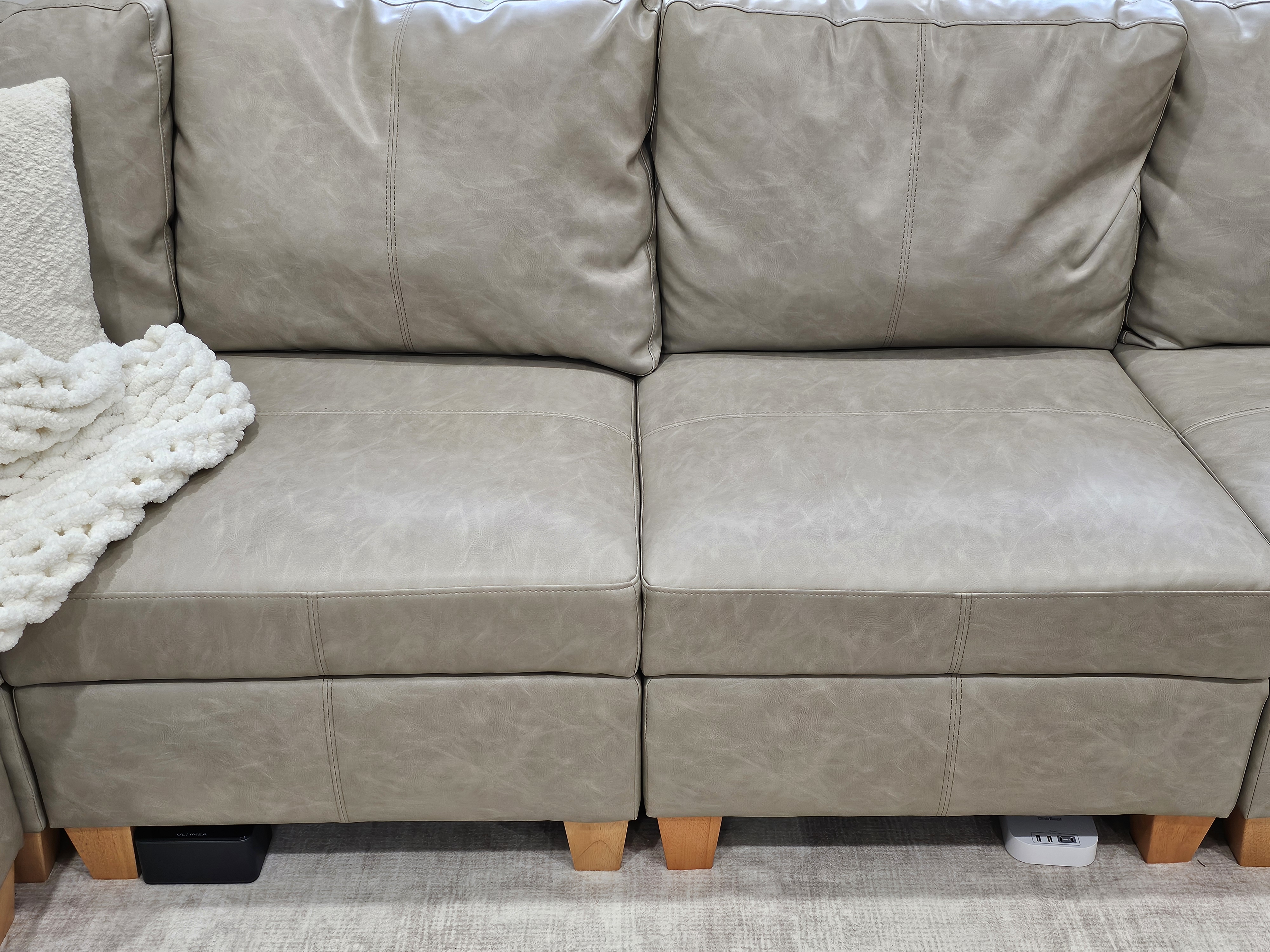Family room outlet with built-in USB charging ports