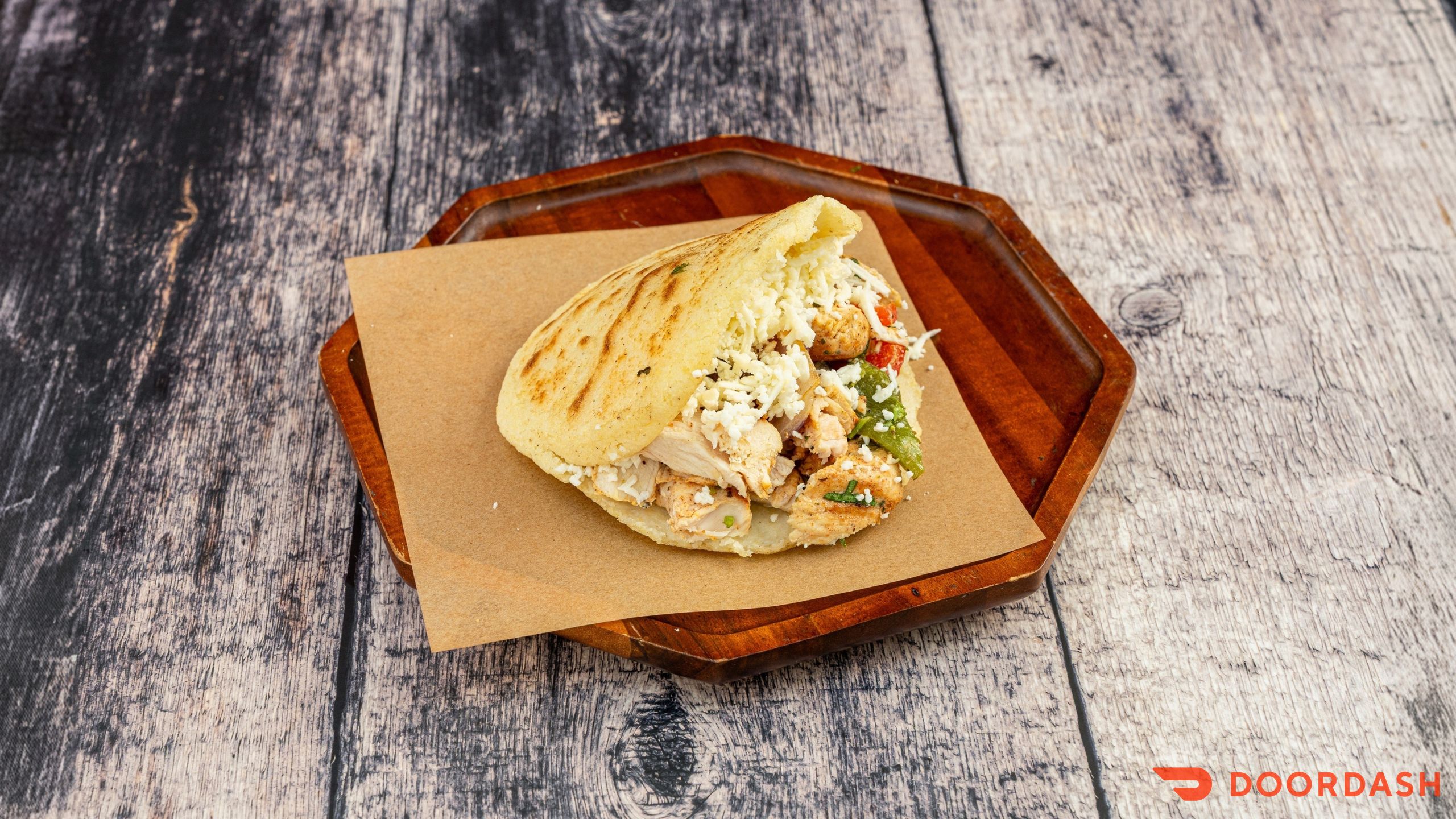 Grilled Chicken Arepa