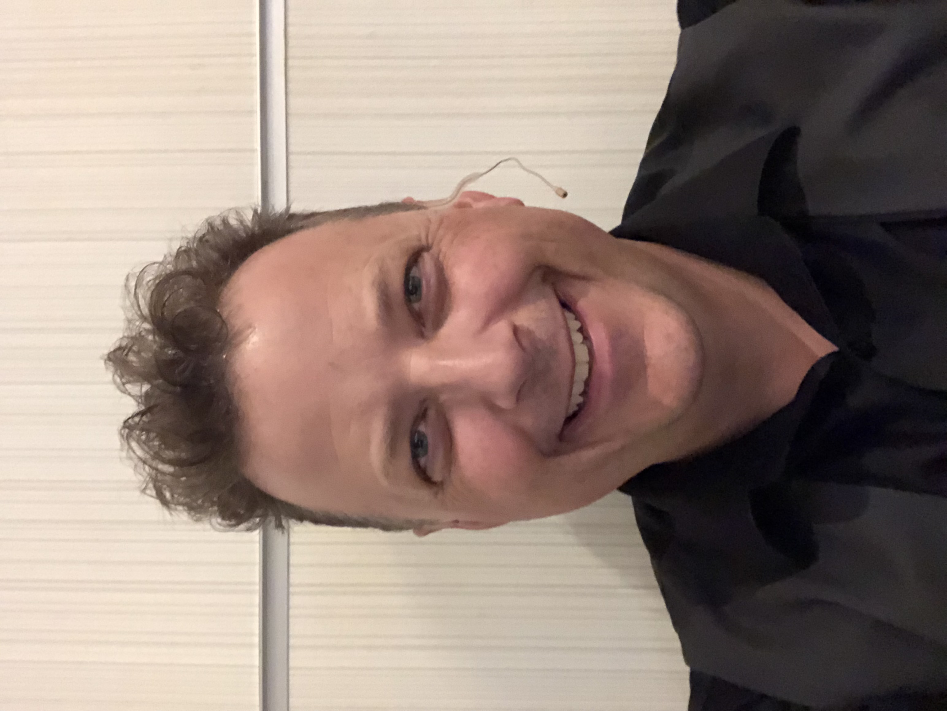 Motivational Speaker Tyler Hayden after a keynote with the PGA Alberta