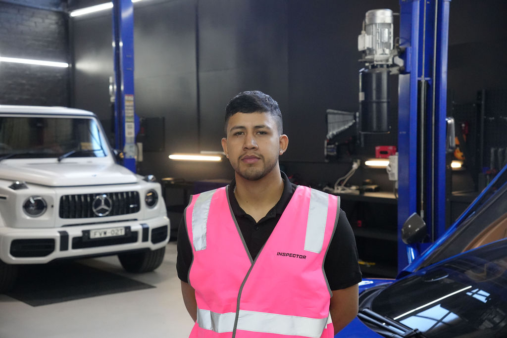 Kevin, Workshop Manager at Sydney Pink Slips