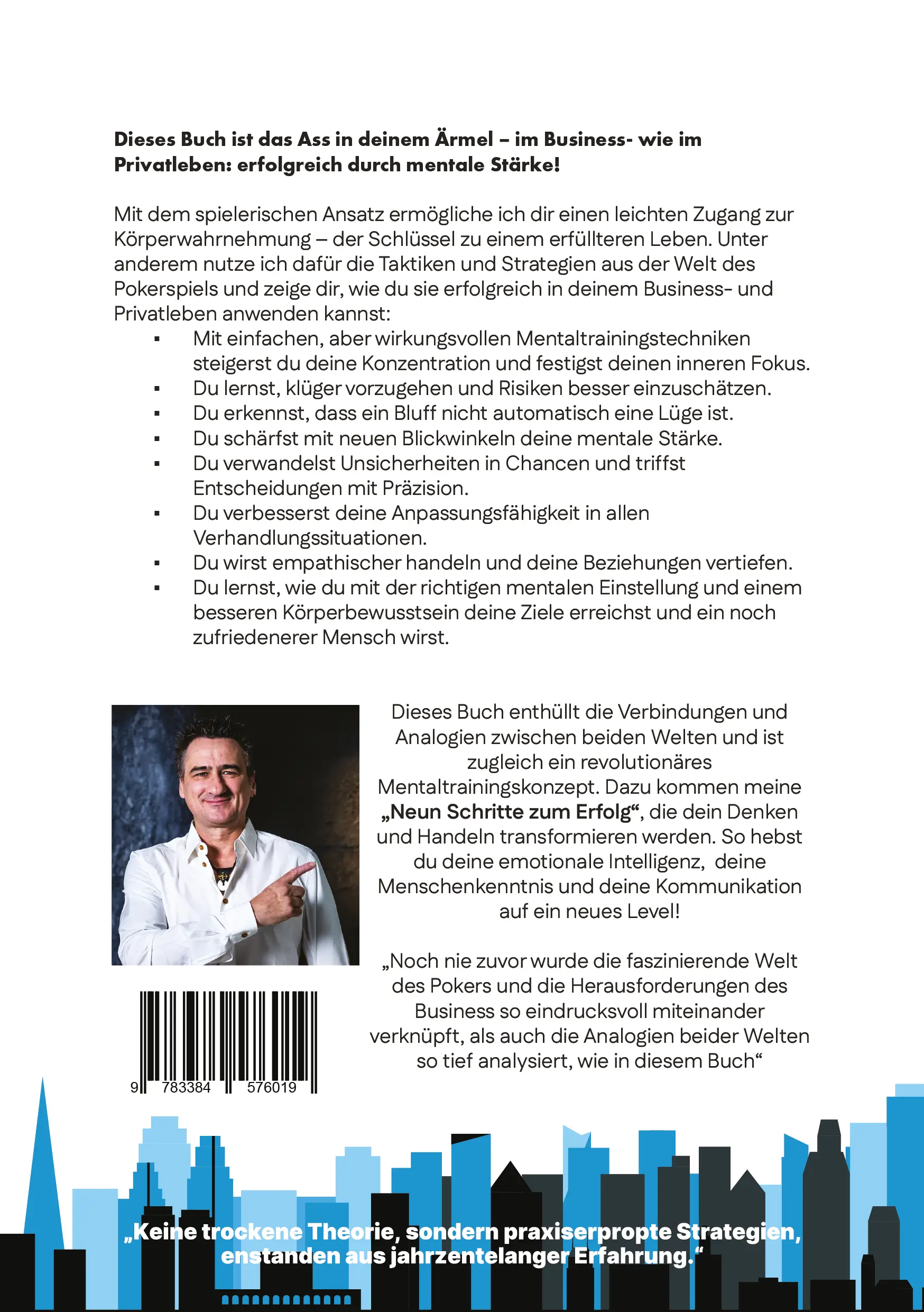 Rückseite von meinem Buch