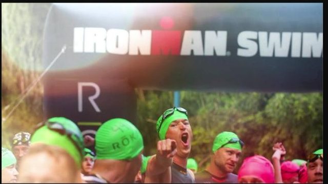 Ironman 70.3 swim start coverage produced for McKee Foods & Team Sunbelt