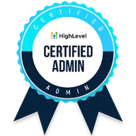 HighLevel Certified Admin badge