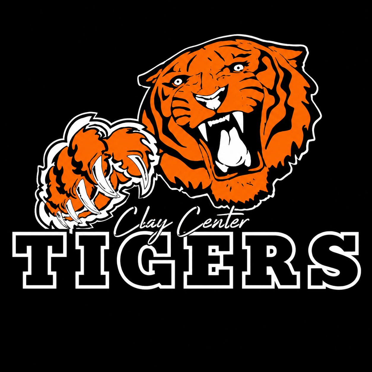 Clay Center Tigers school mark