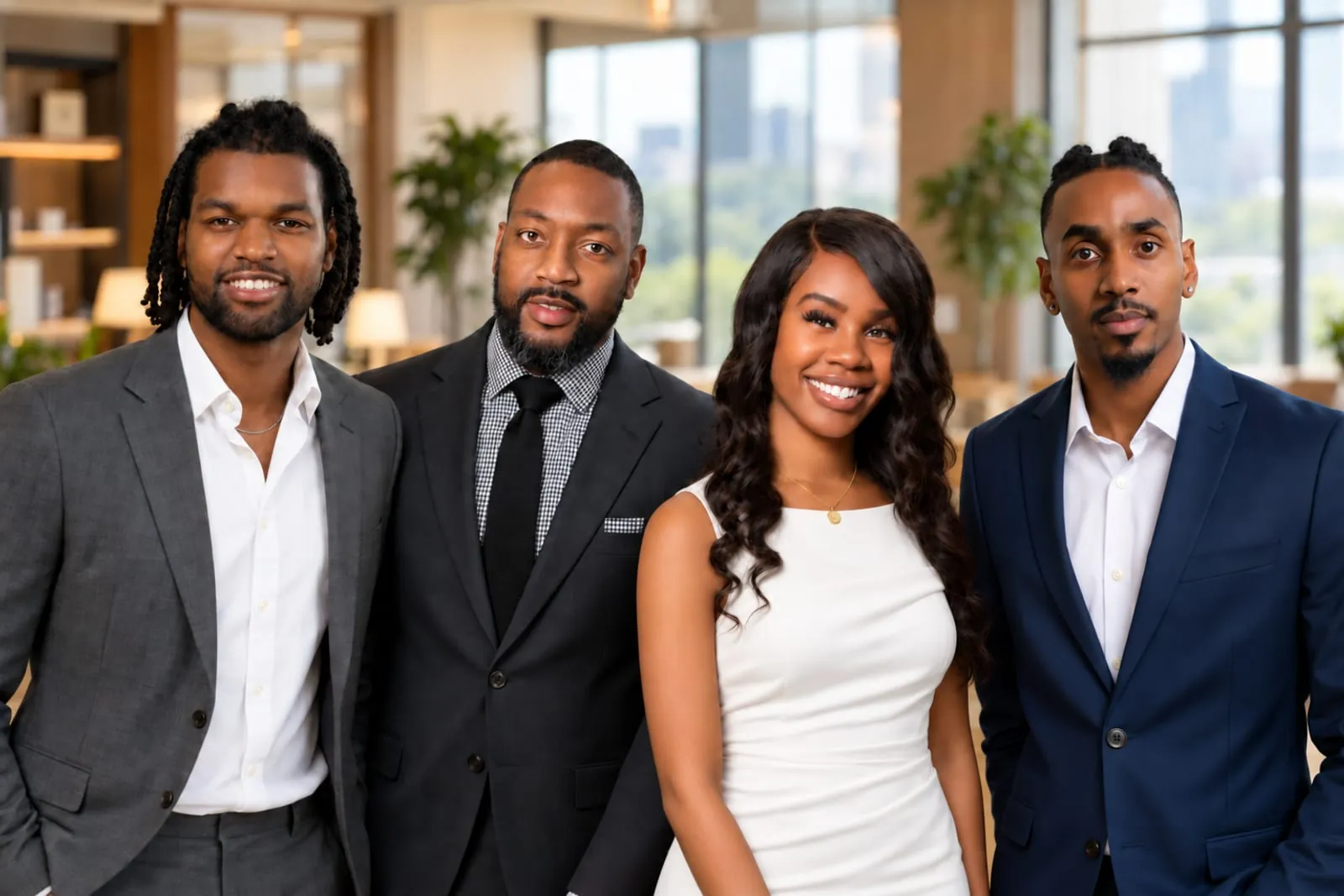 The CREAiT founding team: Ashaela Bowen, Maurice Grant, John McGhee, and Jaylyn Maddox