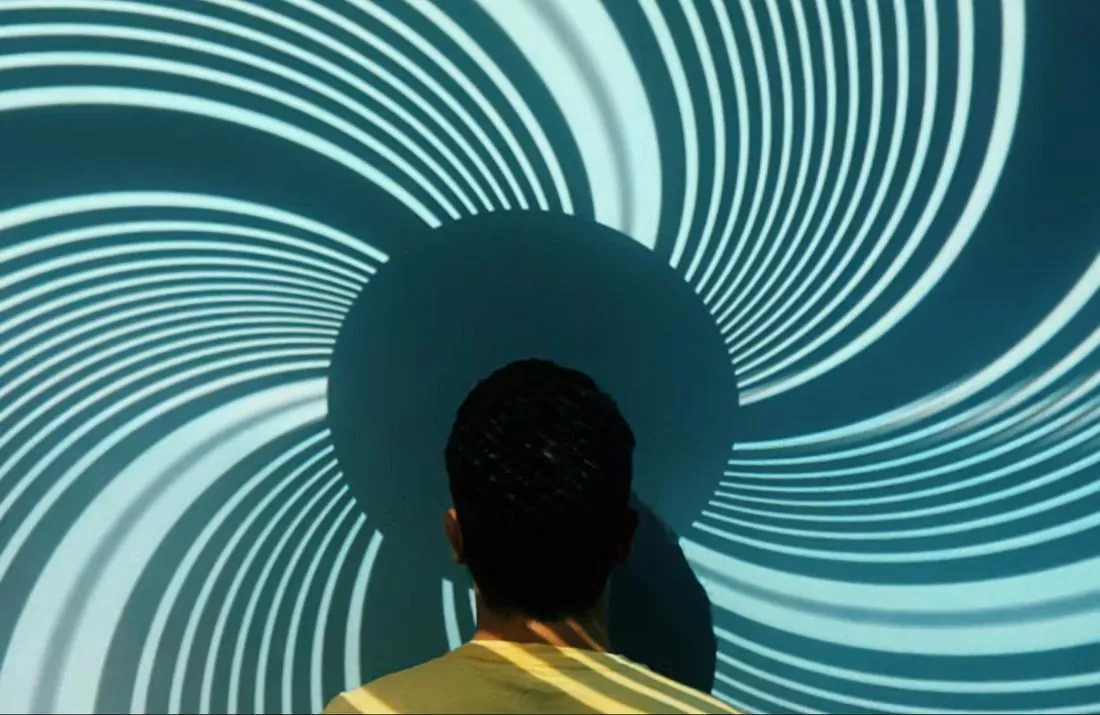 Illustrative example of computer vision in an interactive space