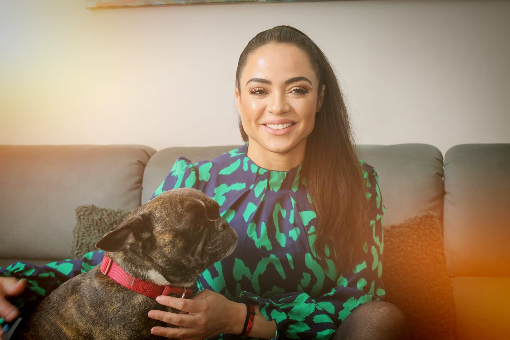 Rita Castro guided by light