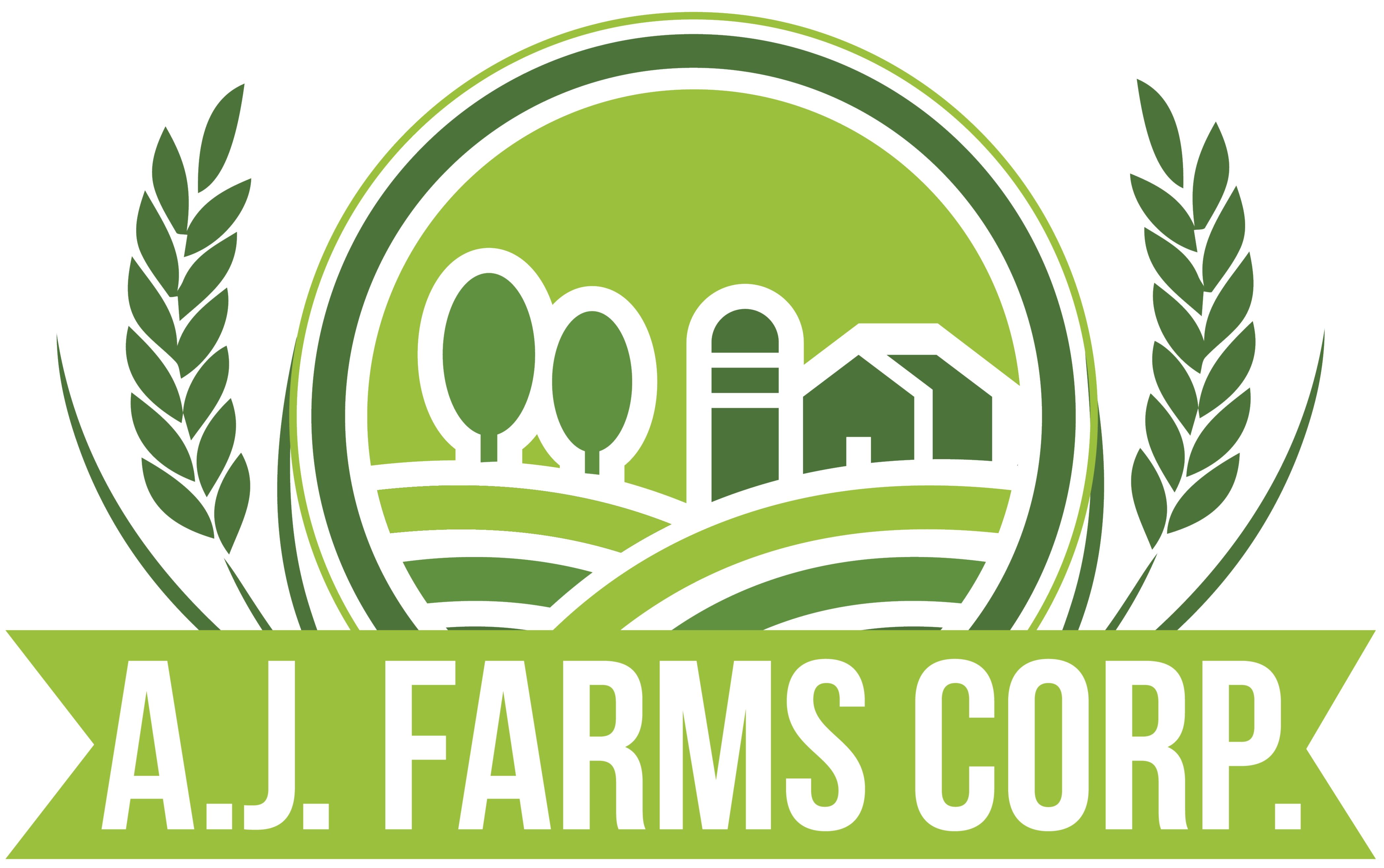 AJ Farms menu