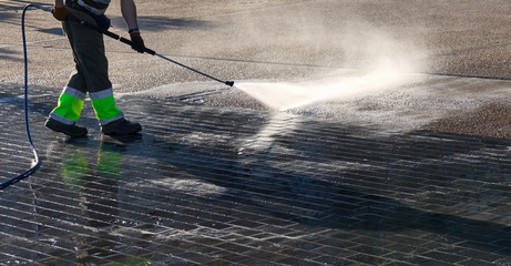 Concrete Washing Pressure Cleaning Driveway