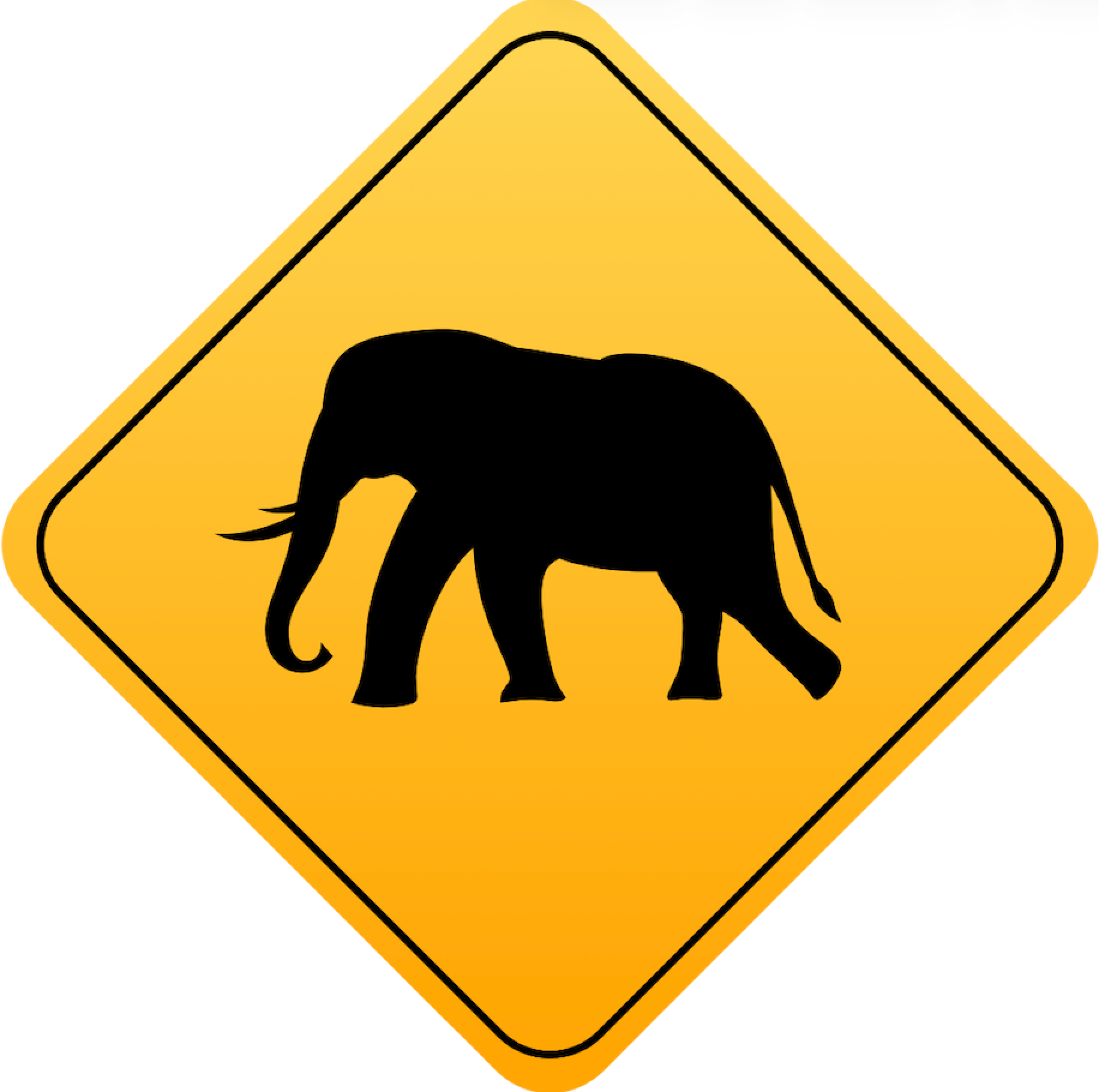 Elephant Sign Elephant Sign