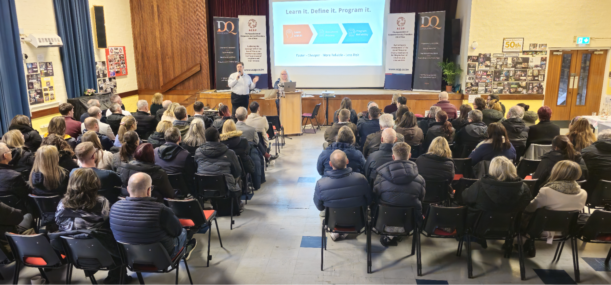 Crowd at LEMA Logic Talk Crowd at LEMA Logic Talk