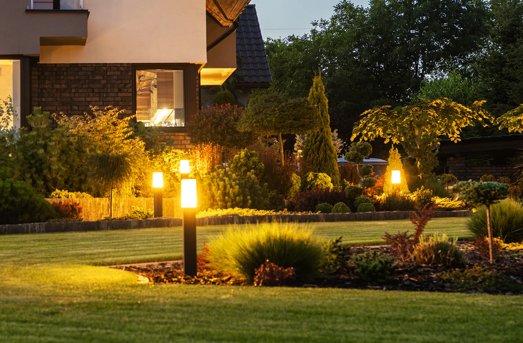 Outdoor lighting project