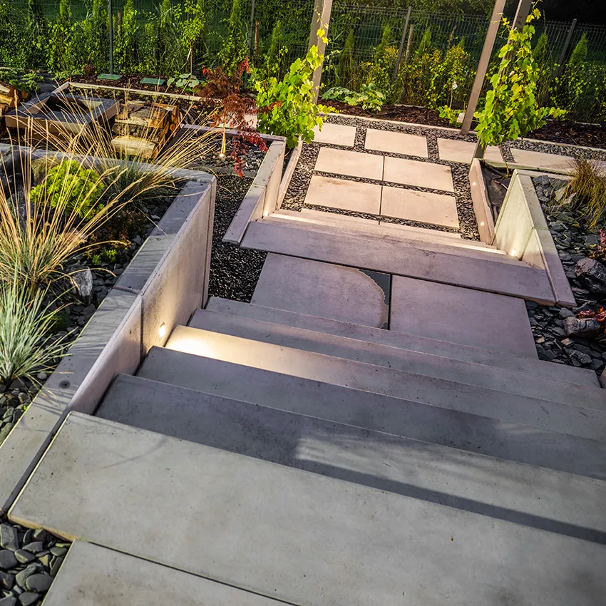 Wall lighting installation in Beaverton Oregon