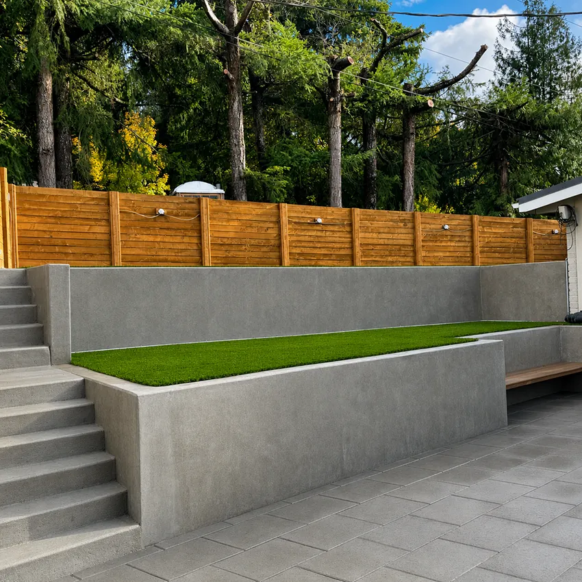 Retaining wall installation in Beaverton Oregon