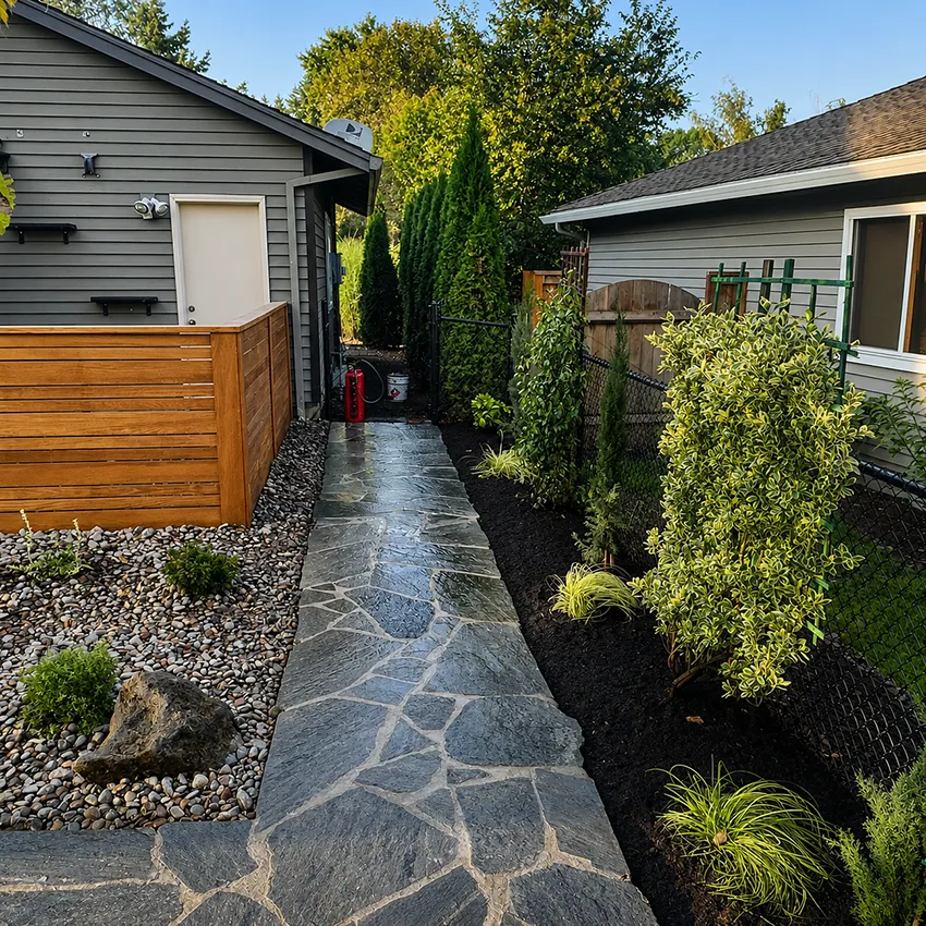 Landscape installation in Beaverton Oregon