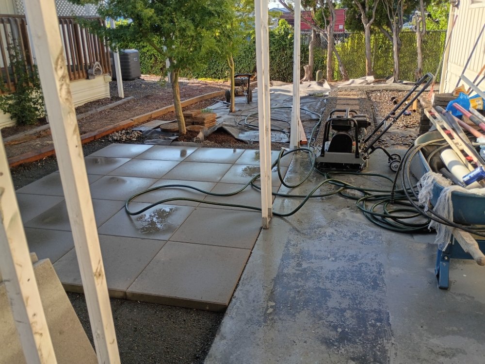 Maintained outdoor property in a residential setting