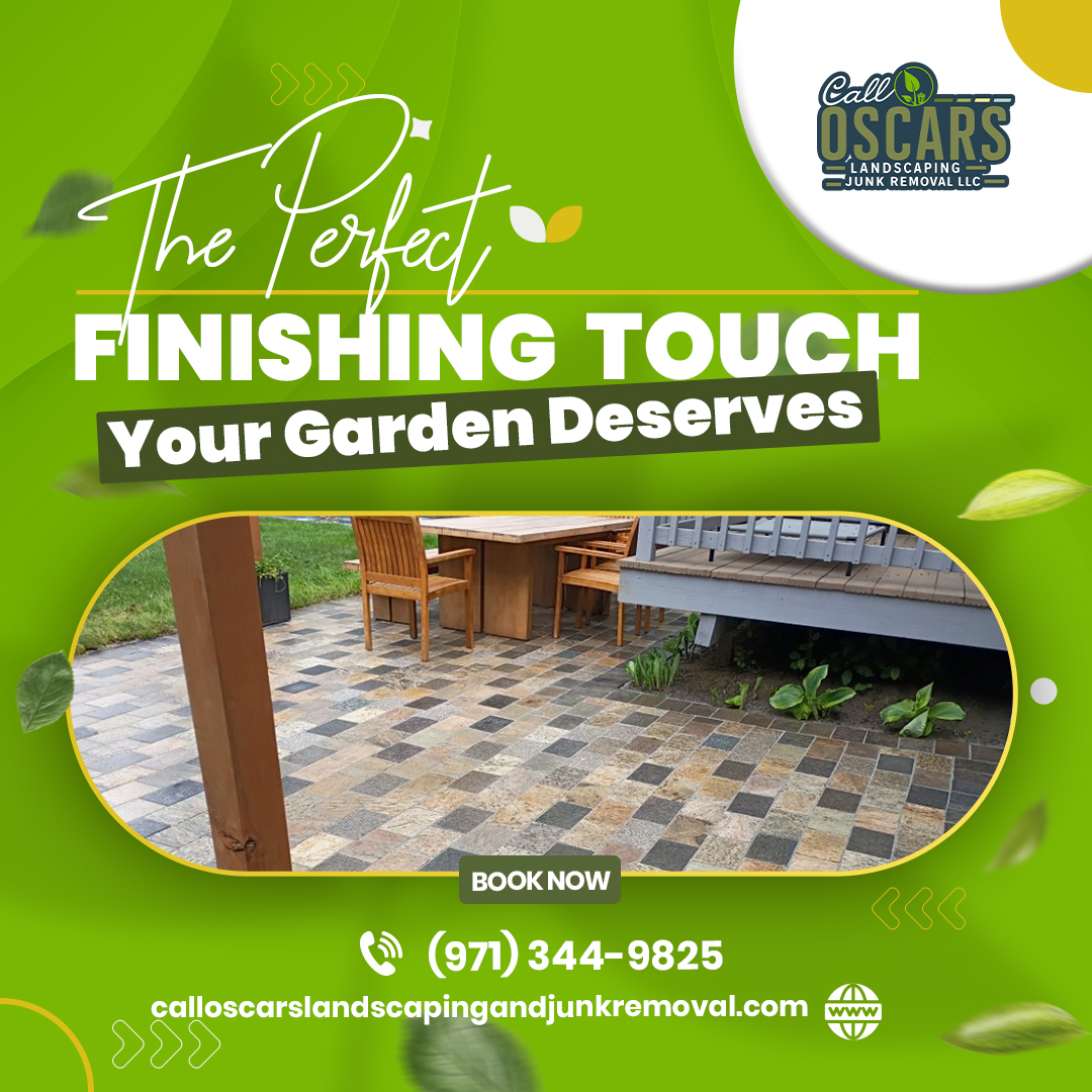 Landscaping and cleanup result in an outdoor residential setting