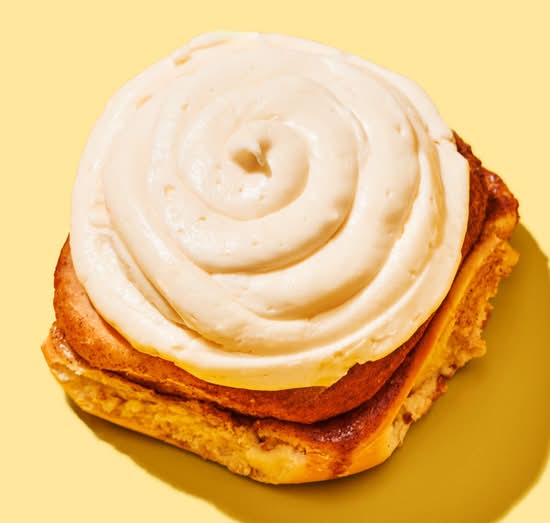 Vanilla cinnamon bun