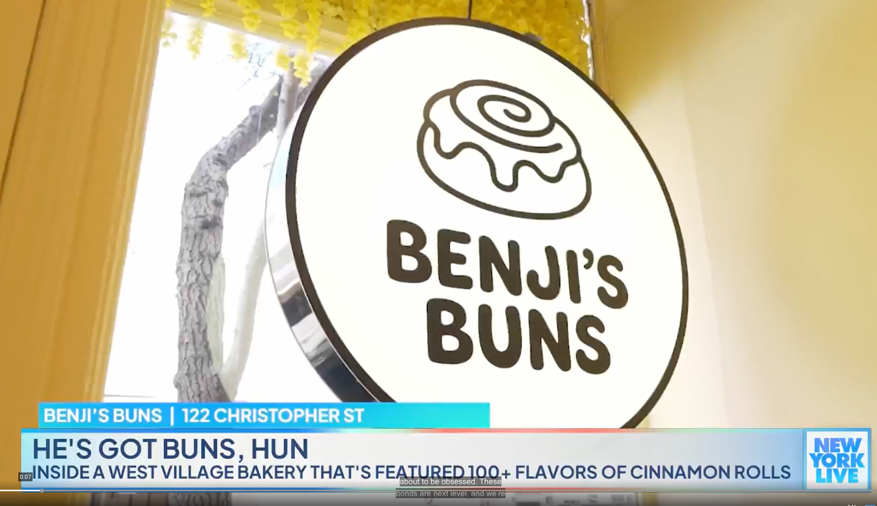 Benji’s Buns Featured on NBC News
