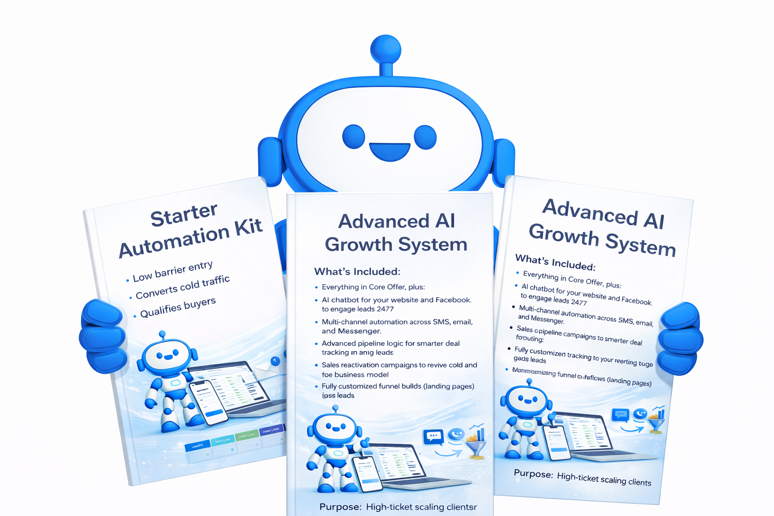 Brand robot illustration